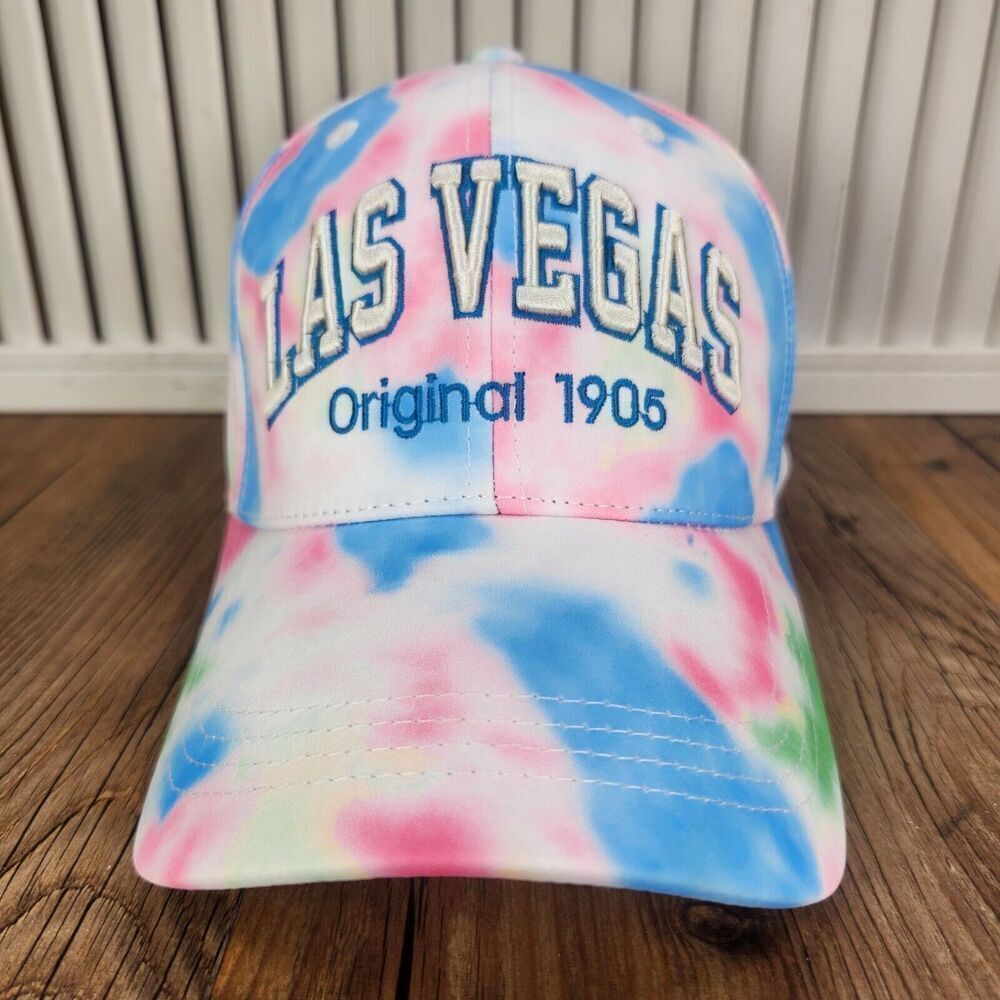 Robin Ruth Las Vegas Original 1905 Strapback Hat Cap Colorful Dreamy Tie Dye Mom - Picture 2 of 10